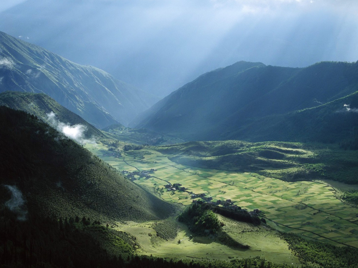 Поле в долине