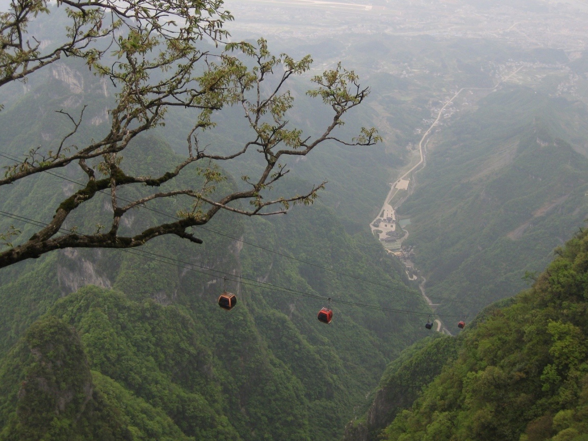 Панорама с горной вершины