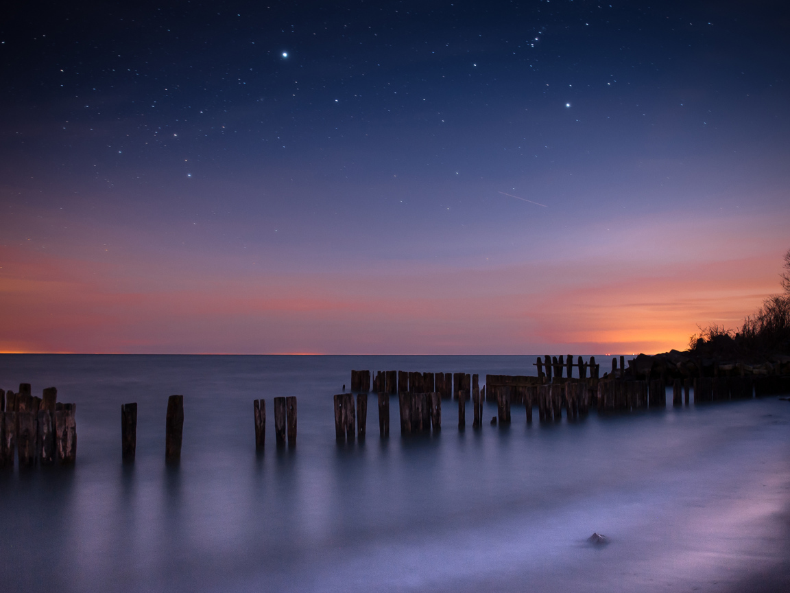 Звездная ночь на море