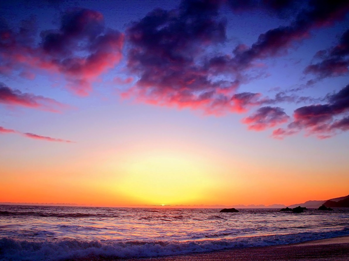 Красочные вечерние сумерки