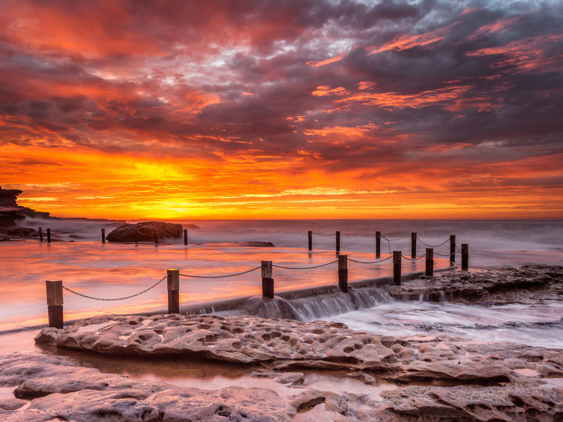 Оранжевый закат