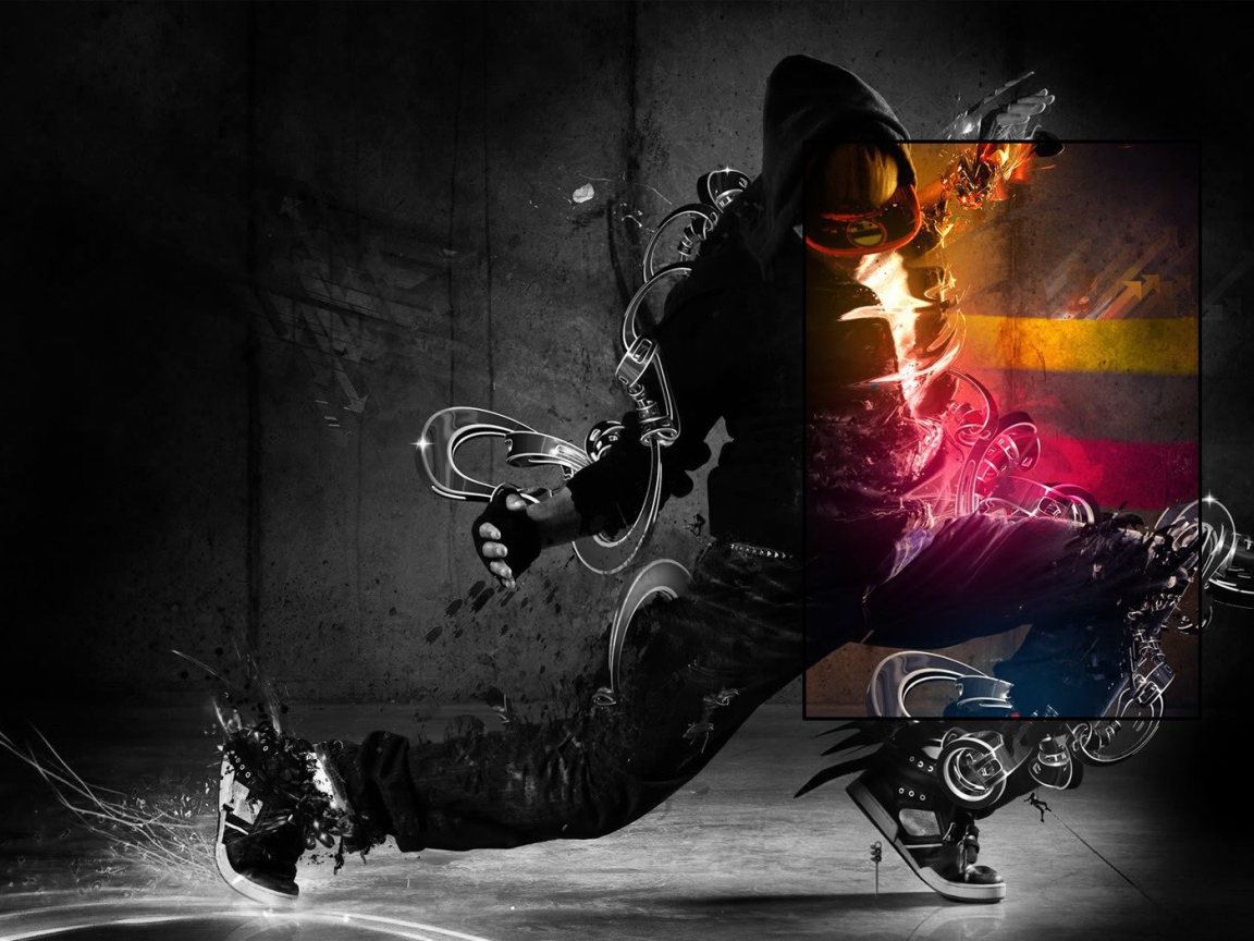 Абстракция на танцоре