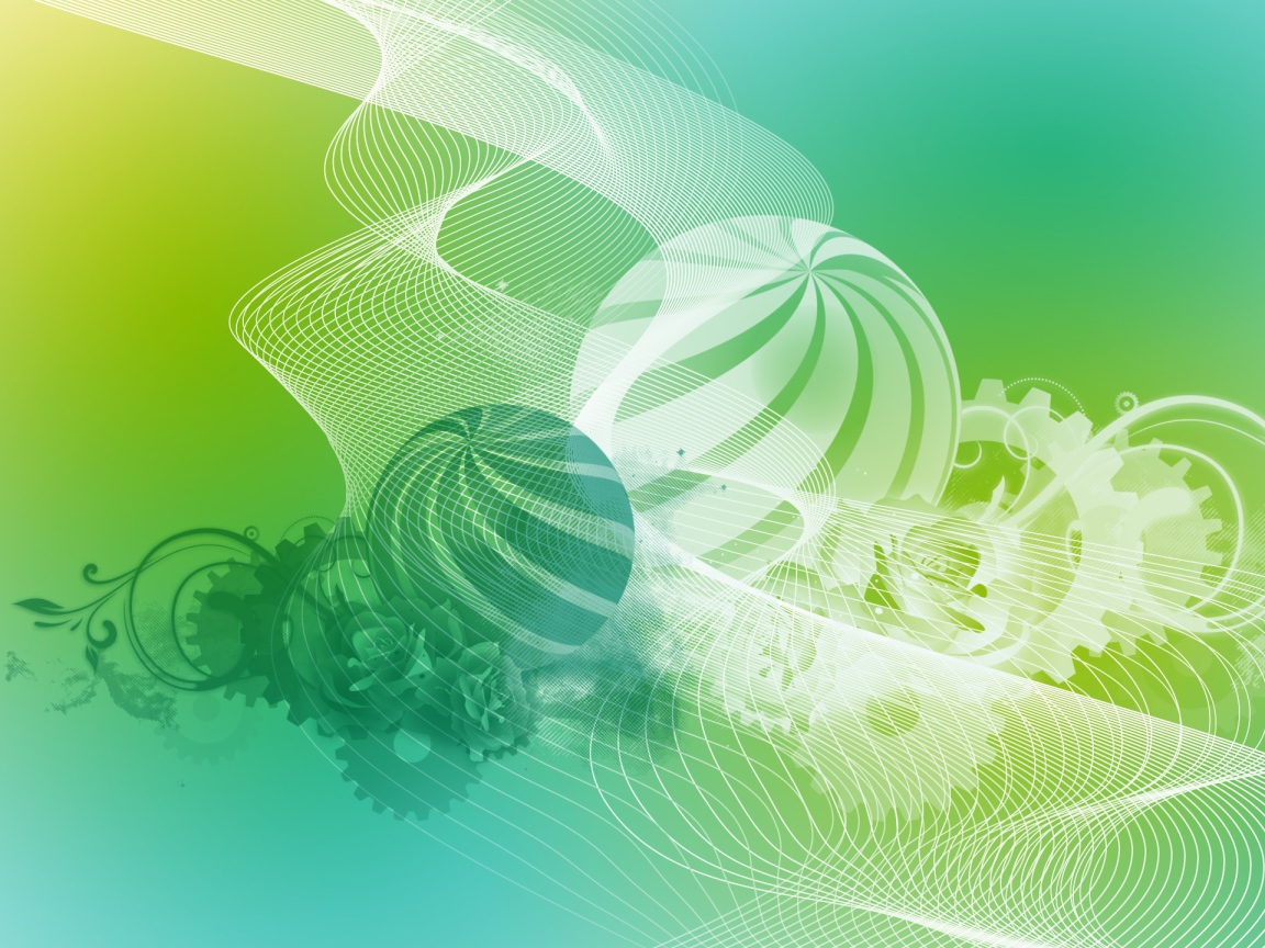 Шары цветы и паутина