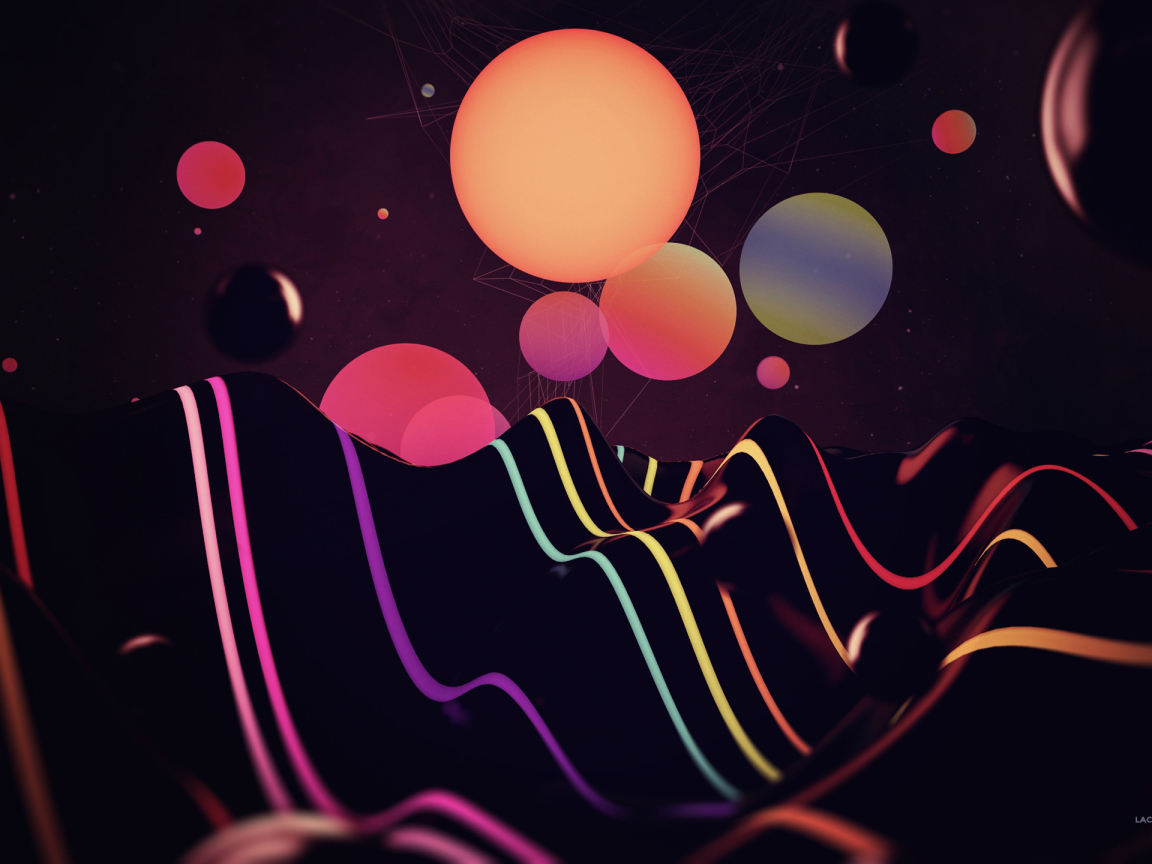 Разноцветные линии