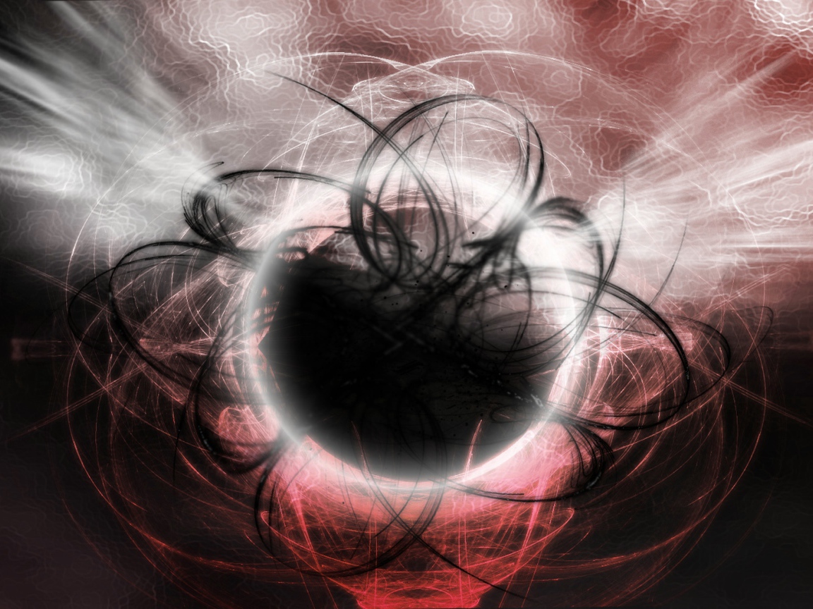 Светящийся черный шар