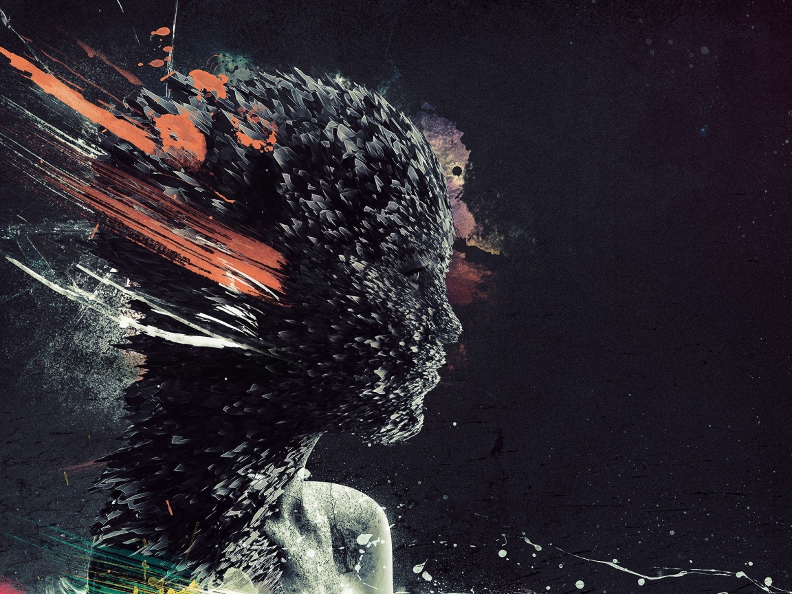 Голова девушки