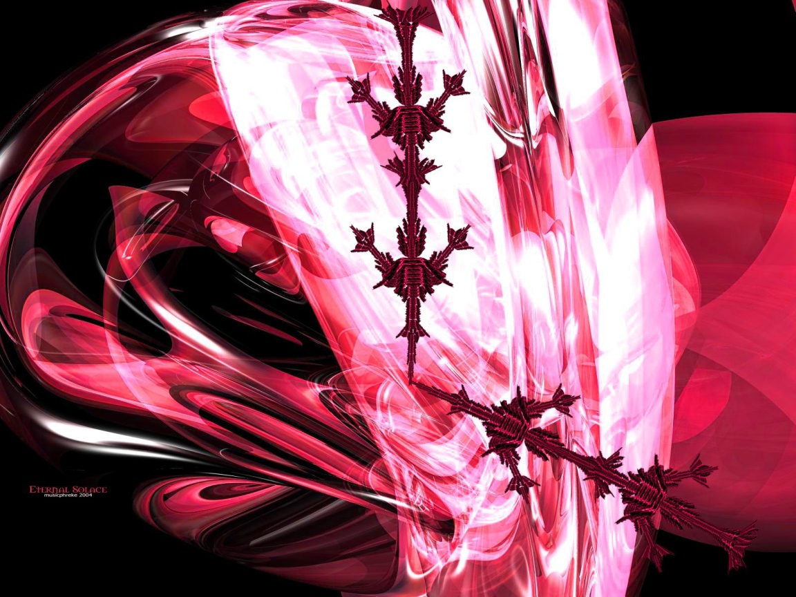 Розовая абстракция