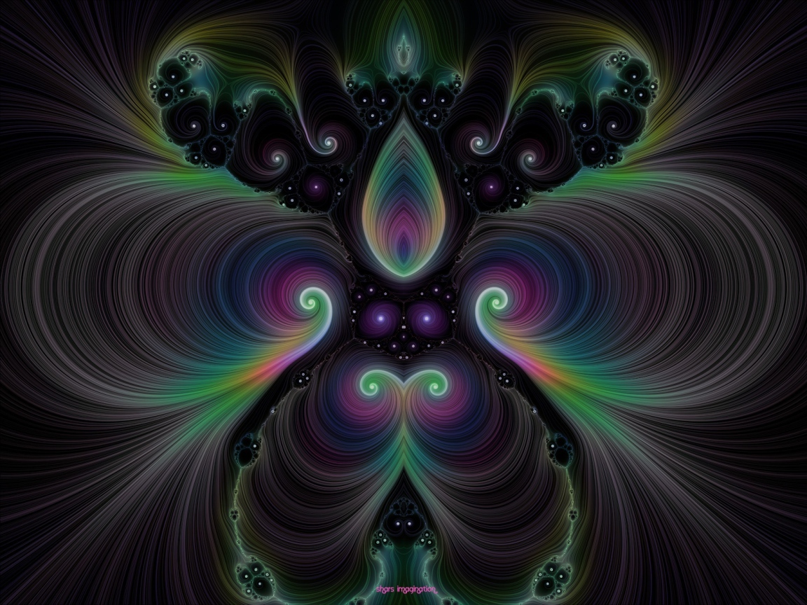 Симметричный абстрактный рисунок