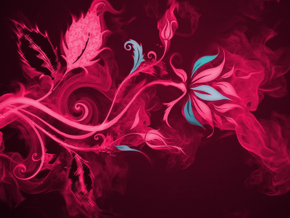 Розовое пламя