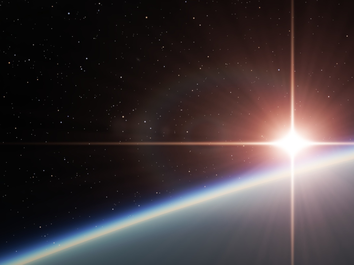 Свечение на чорном фоне