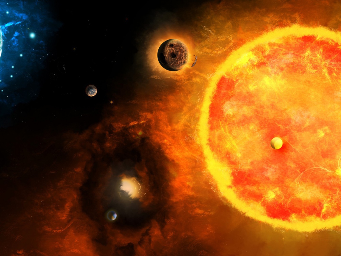 Mногоцветие космоса