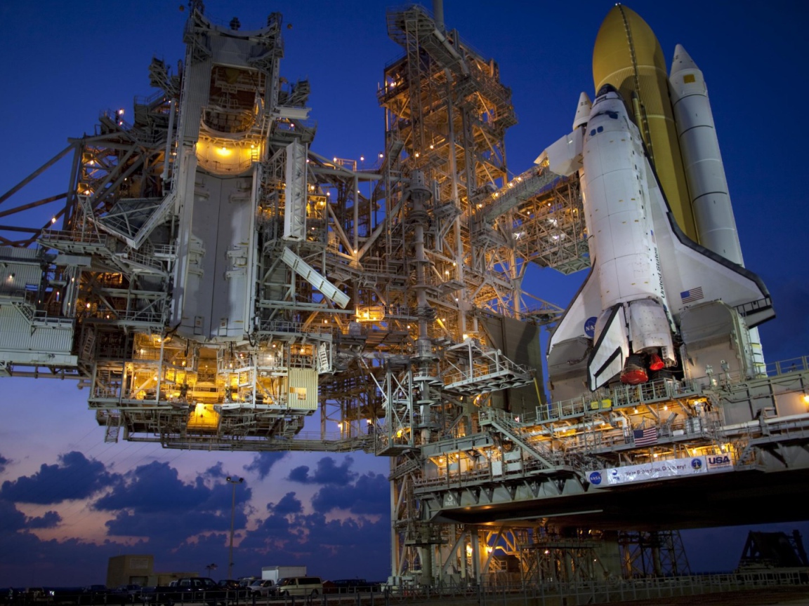 Вечер перед стартом шаттла