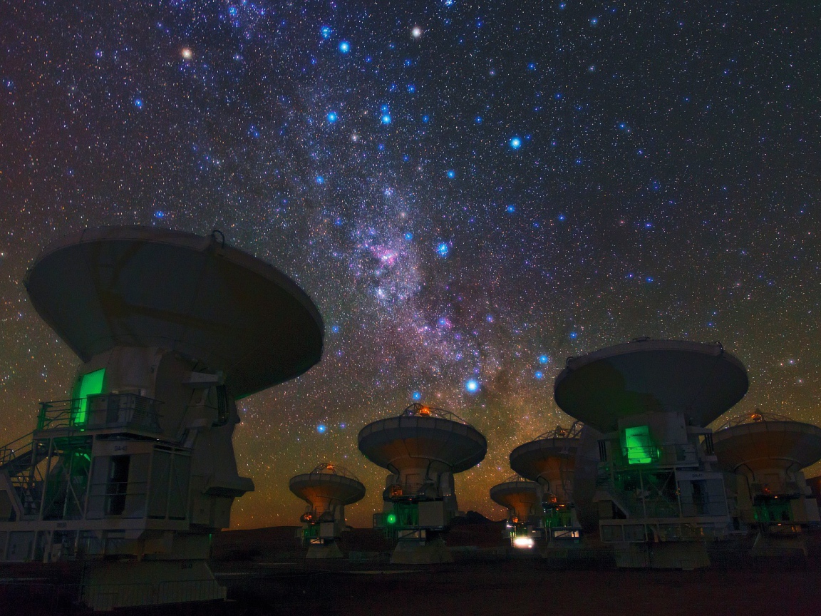 Радиотелескопы ловят звуки космоса