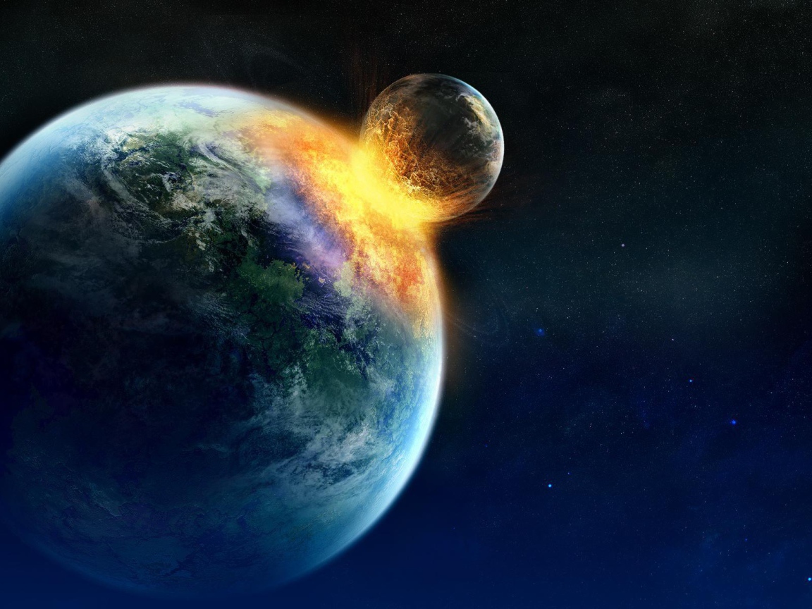 Столкнулись две планеты