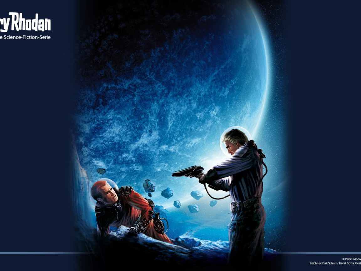 Космонавт с пистолетом