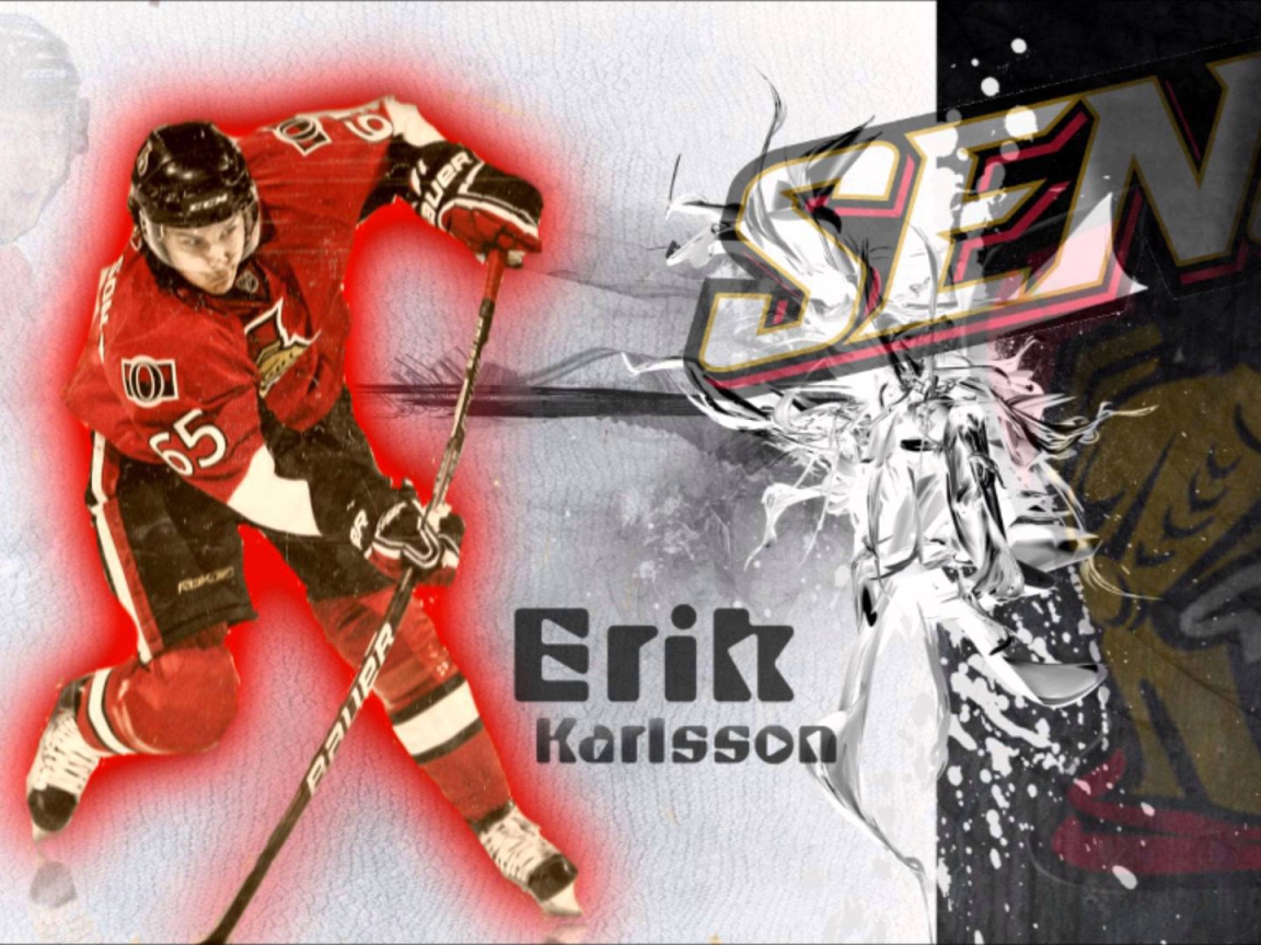 Известный игрок НХЛ Эрик Карлссон