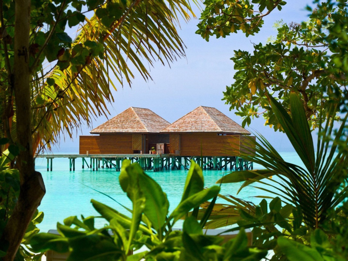 Дома на сваях на Бали