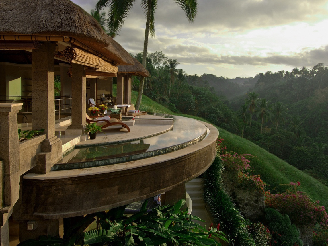 Вилла в джунглях на Бали