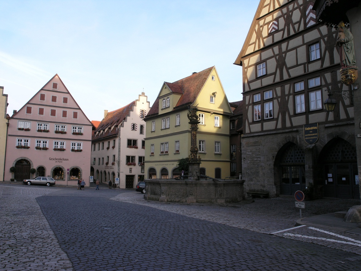 Площадь в городе  Зальцбург, Австрия