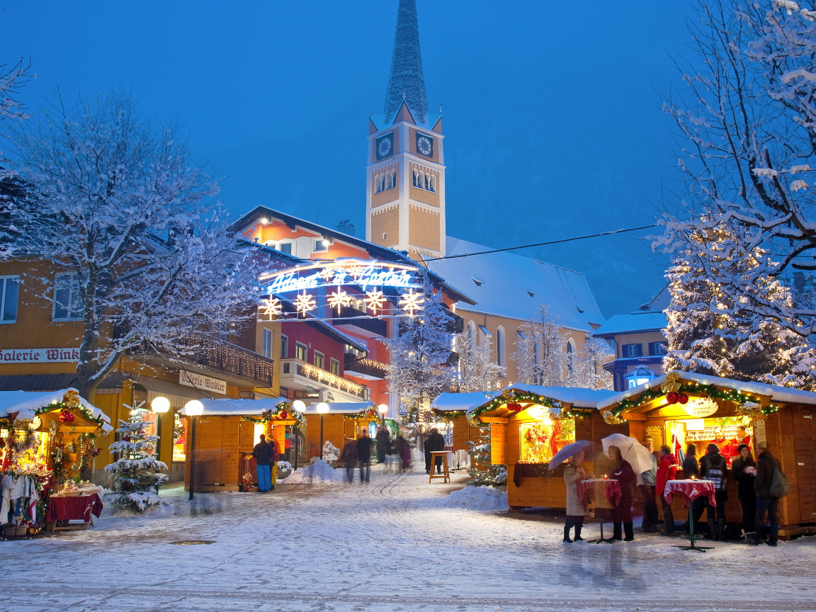 Рождество на курорте Бад Хофгастайн, Австрия