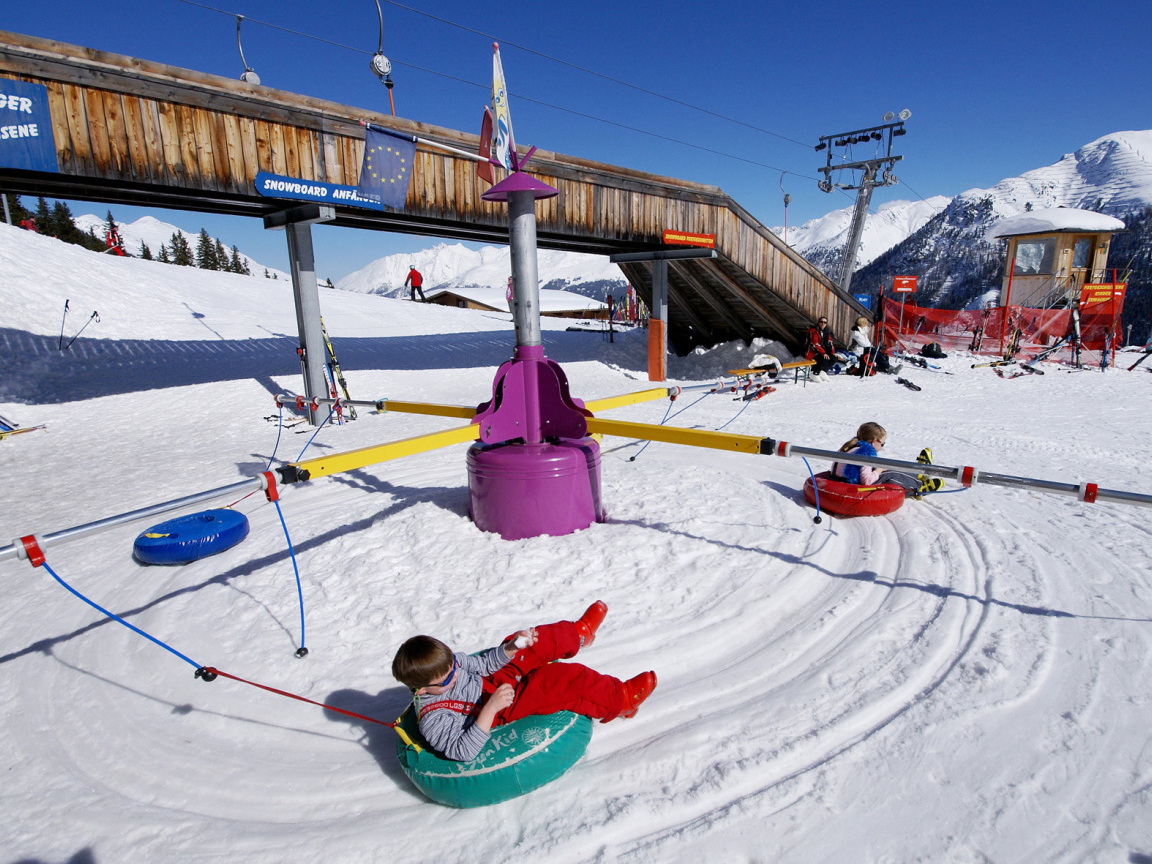 Отдых с детьми на горнолыжном курорте Ишгль, Австрия