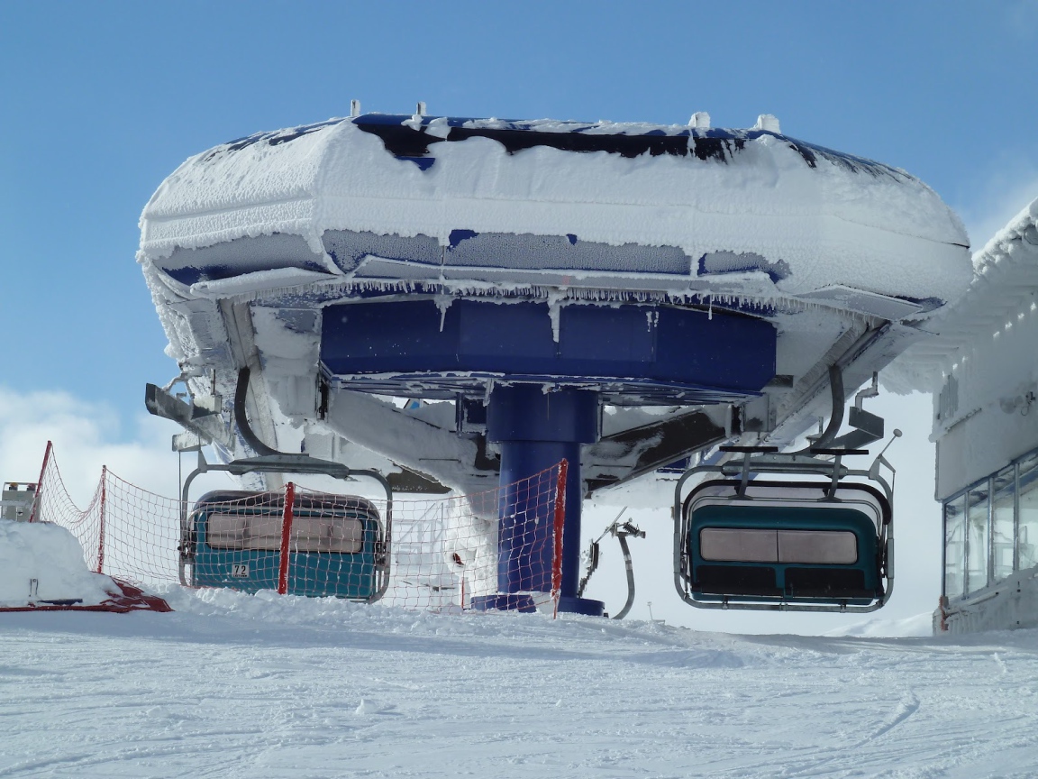 Подъемник на горнолыжном курорте Сант Антон, Австрия