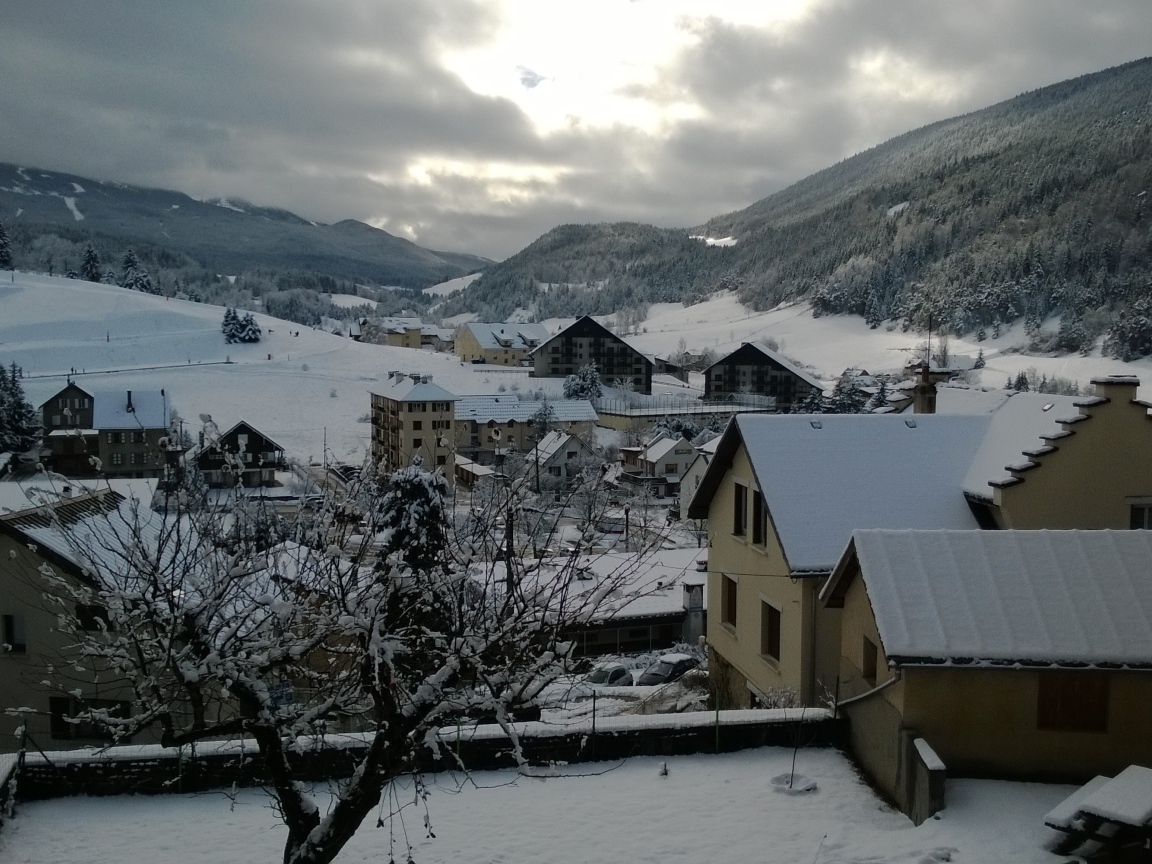 Панорама на курорте Виллар-де-Ланс, Франция