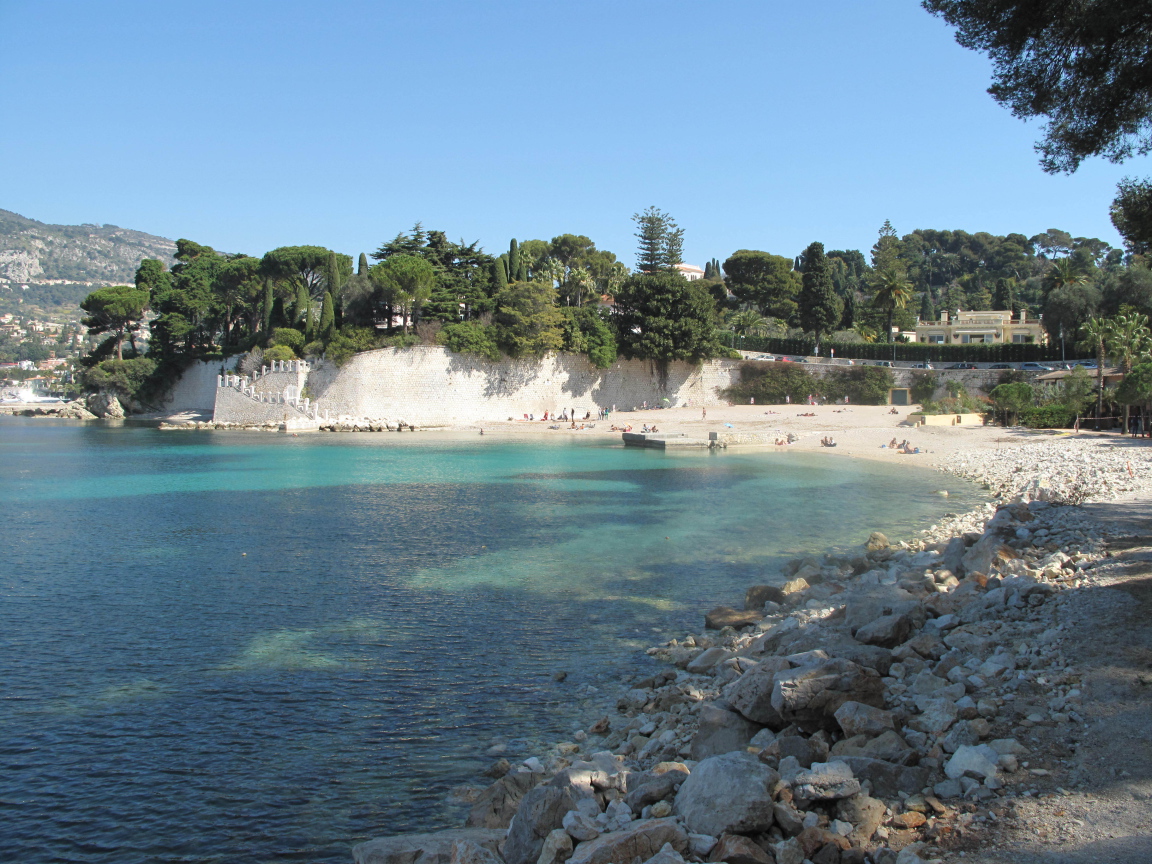 Набережная на курорте Сен-Жан-Кап-Ферра, Франция