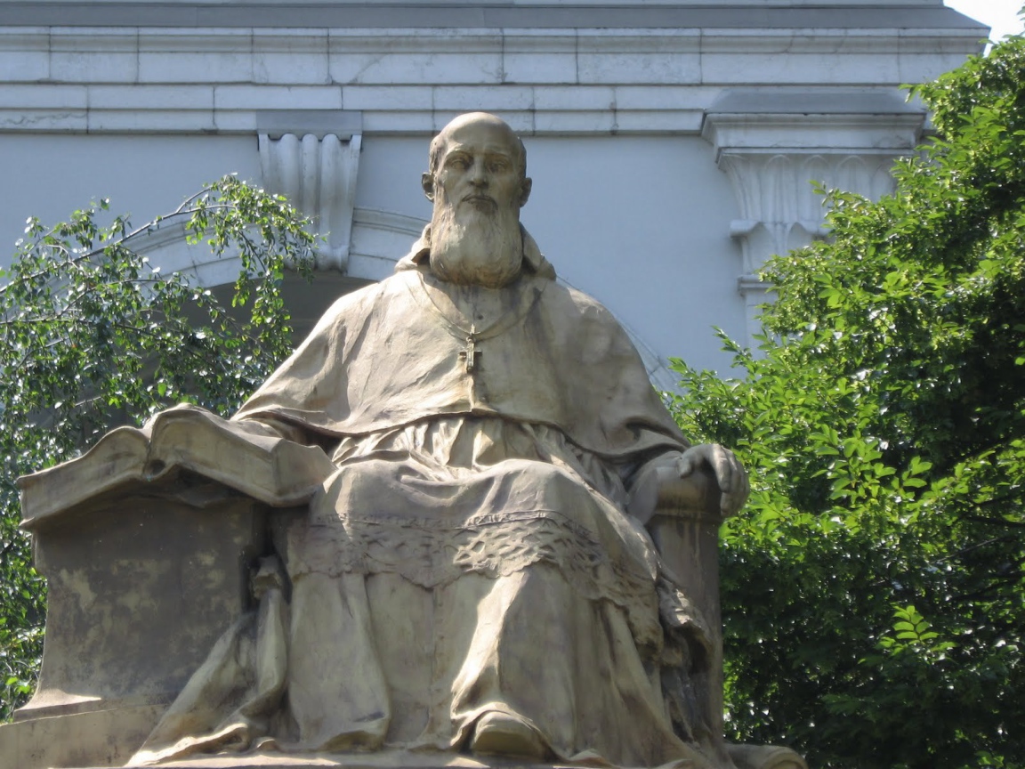 Статуя в городе Аннеси, Франция