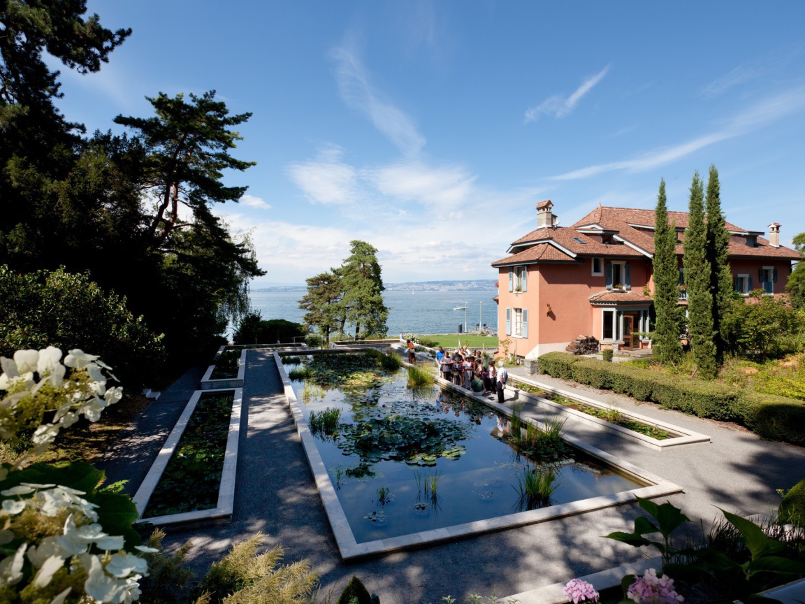 Вилла на курорте Эвиан, Франция