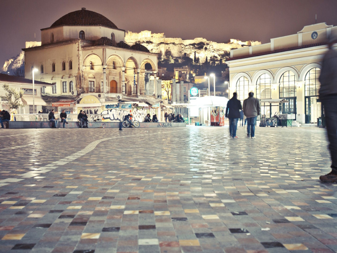 Городская площадь в Афинах