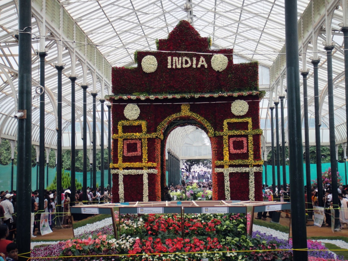 Шоу цветов в Бангалоре