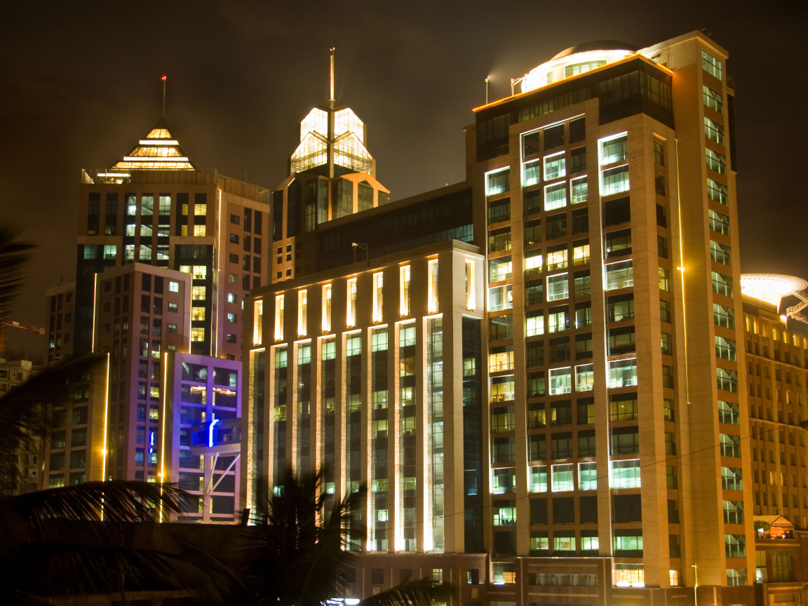 Ночные огни Бангалора