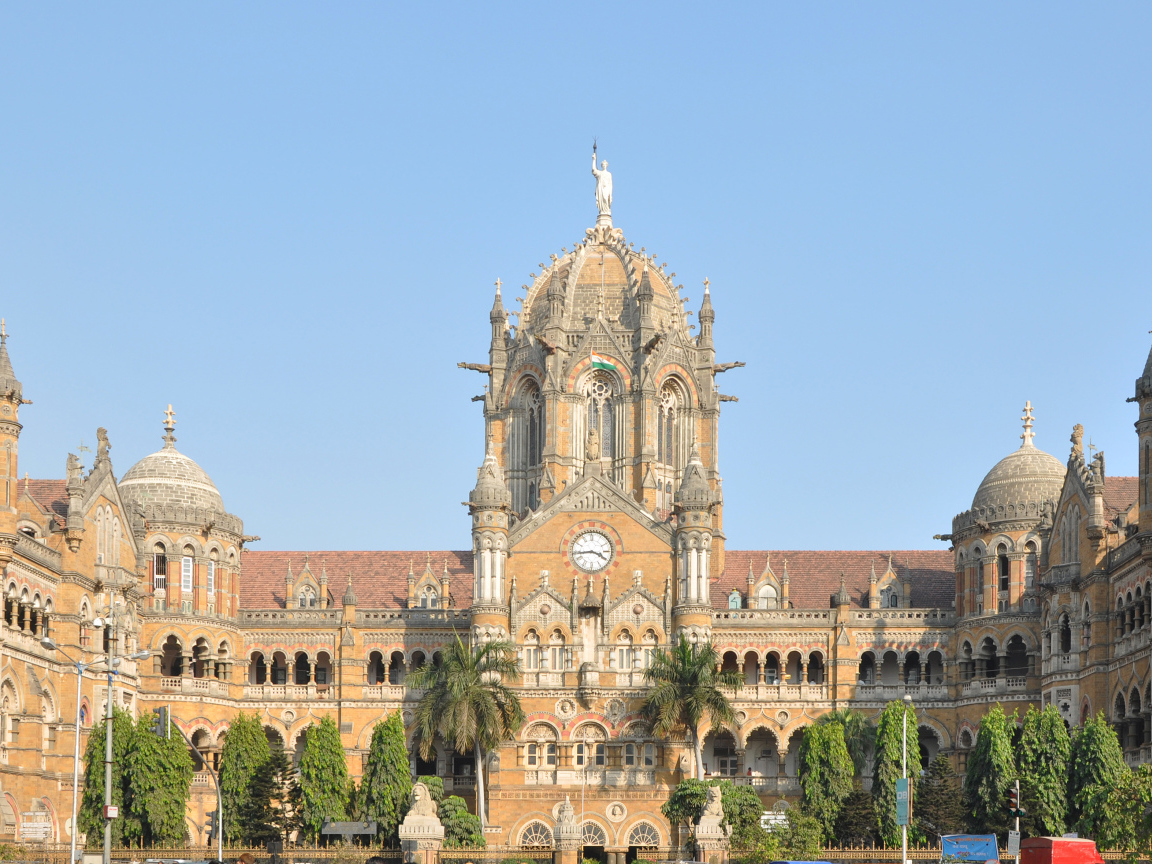 Железнодорожная станция в Мумбай