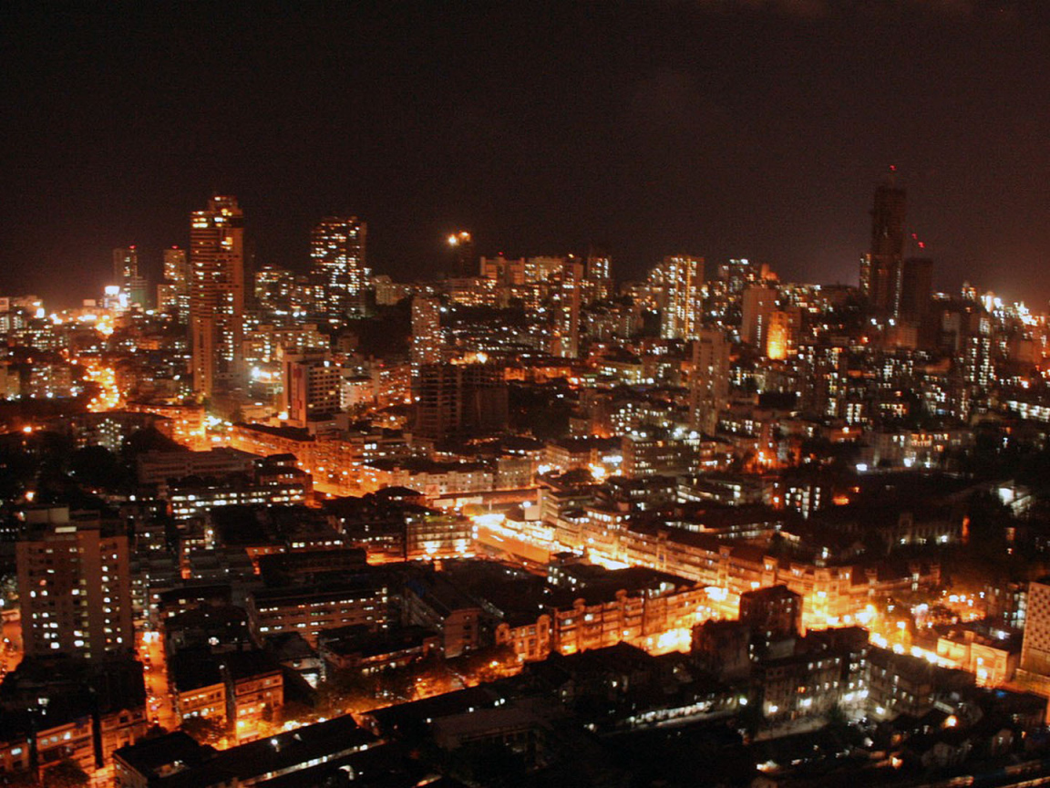 Ночной Мумбай