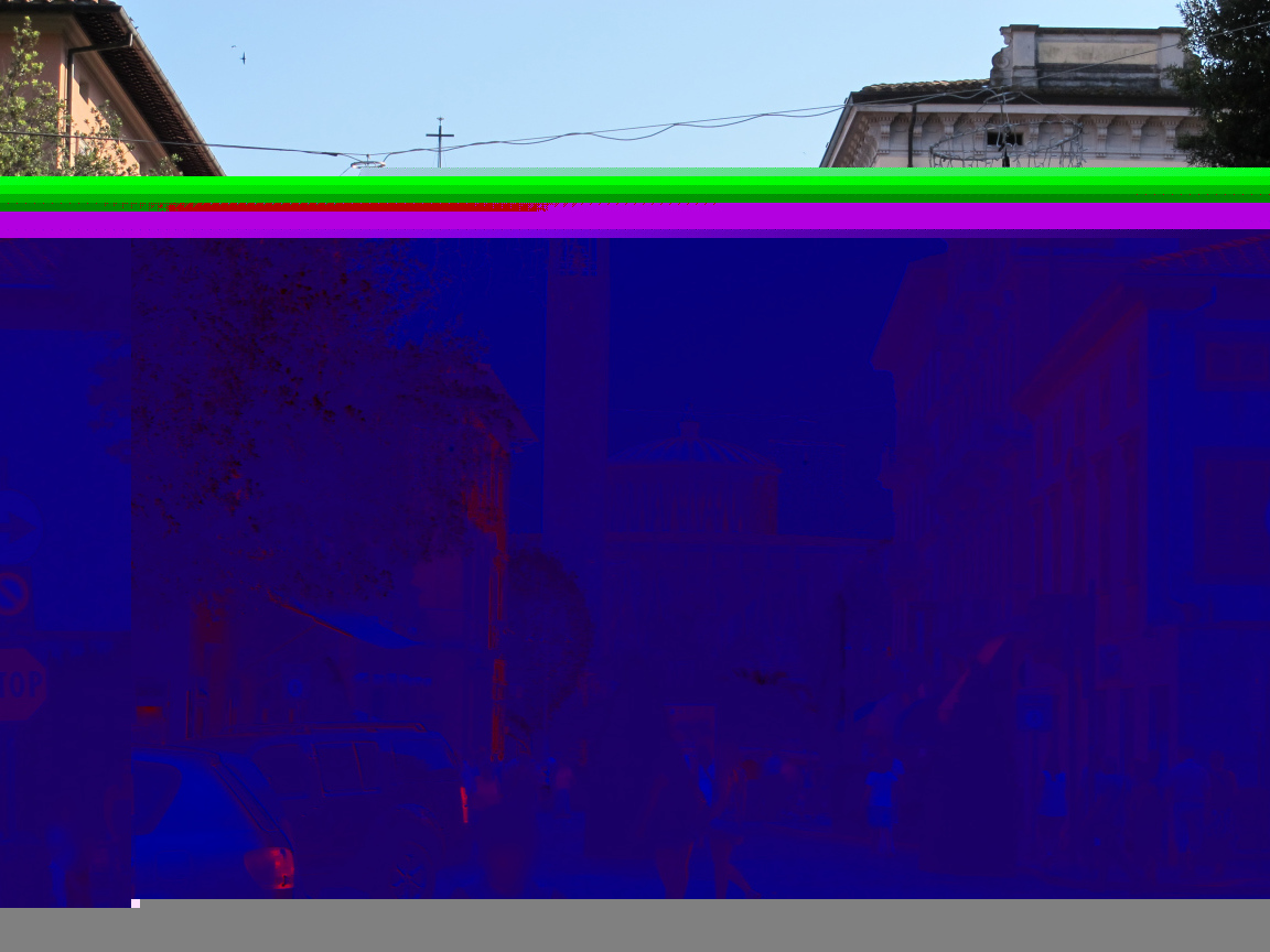 Городская улица на курорте в Монтекатини Терме, Италия