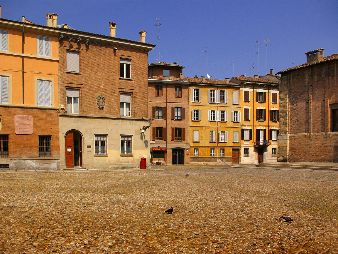 Old buildings in Parma, Italy
