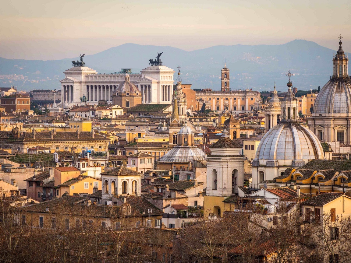 Семь холмов в Риме, Италия