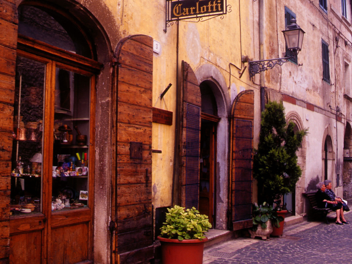 Магазин на курорте Фьюджи, Италия