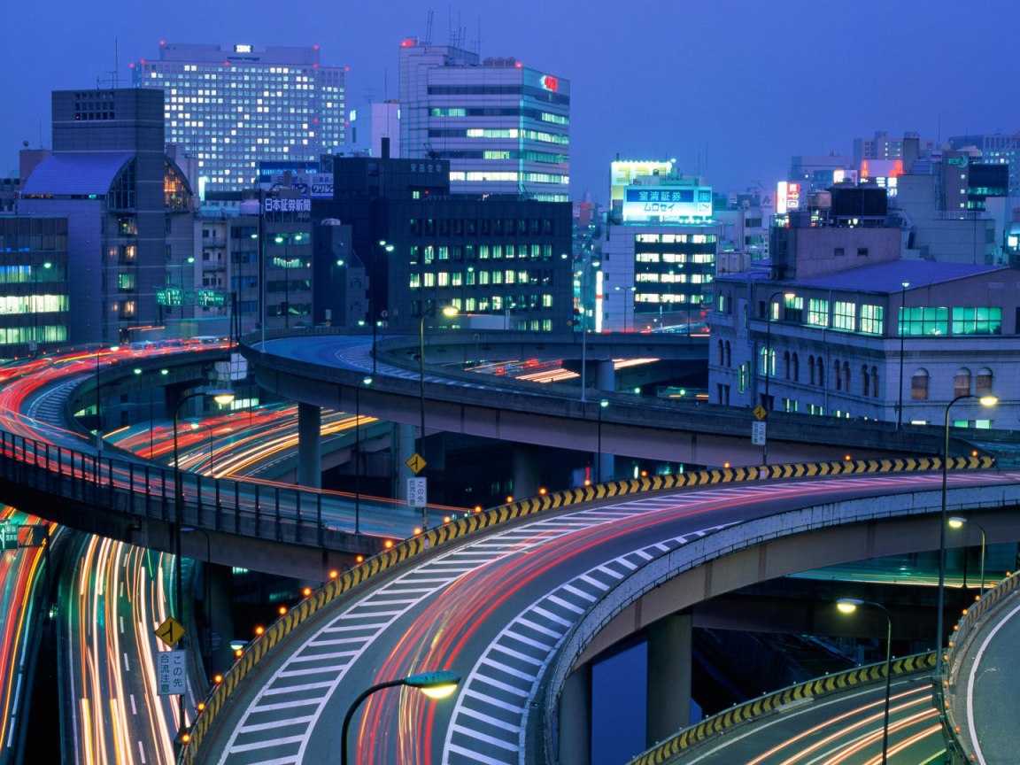 Дорожная развязка в Токио