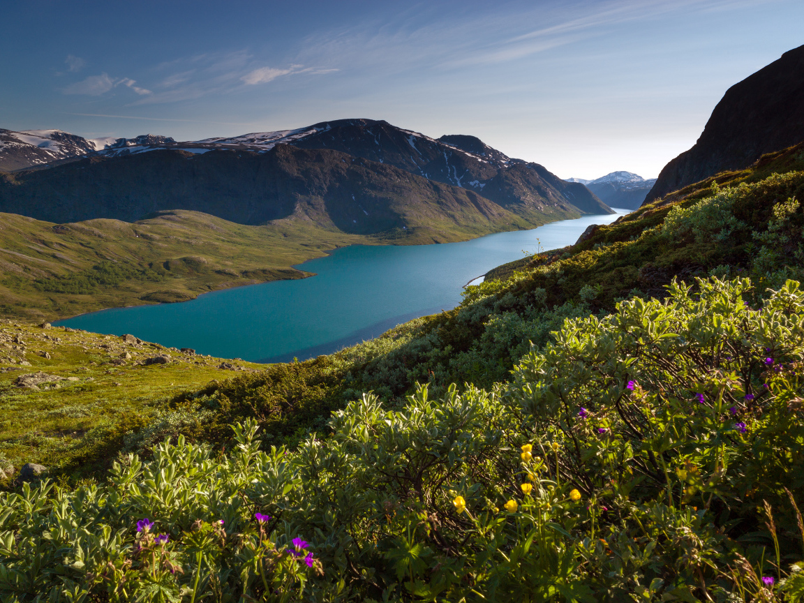 Хребет Бессеген, Норвегия