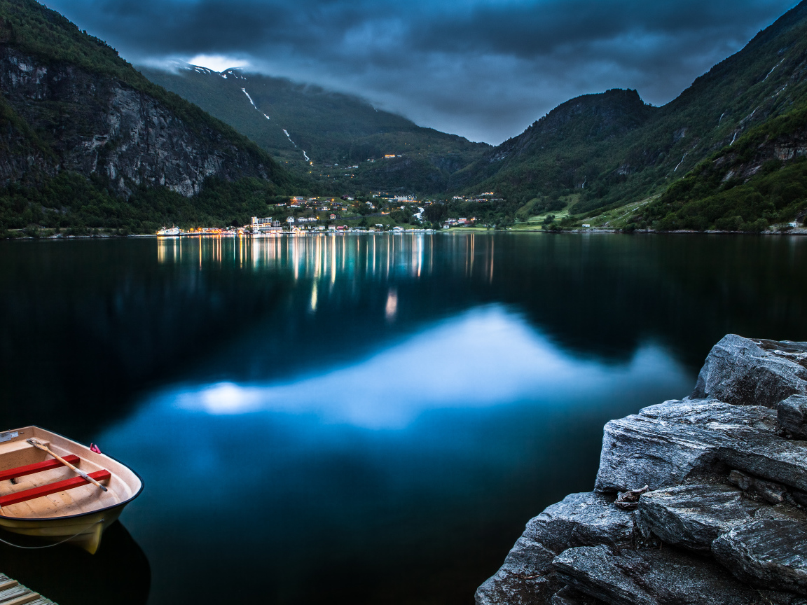 Посёлок Гейрангер в Норвегии