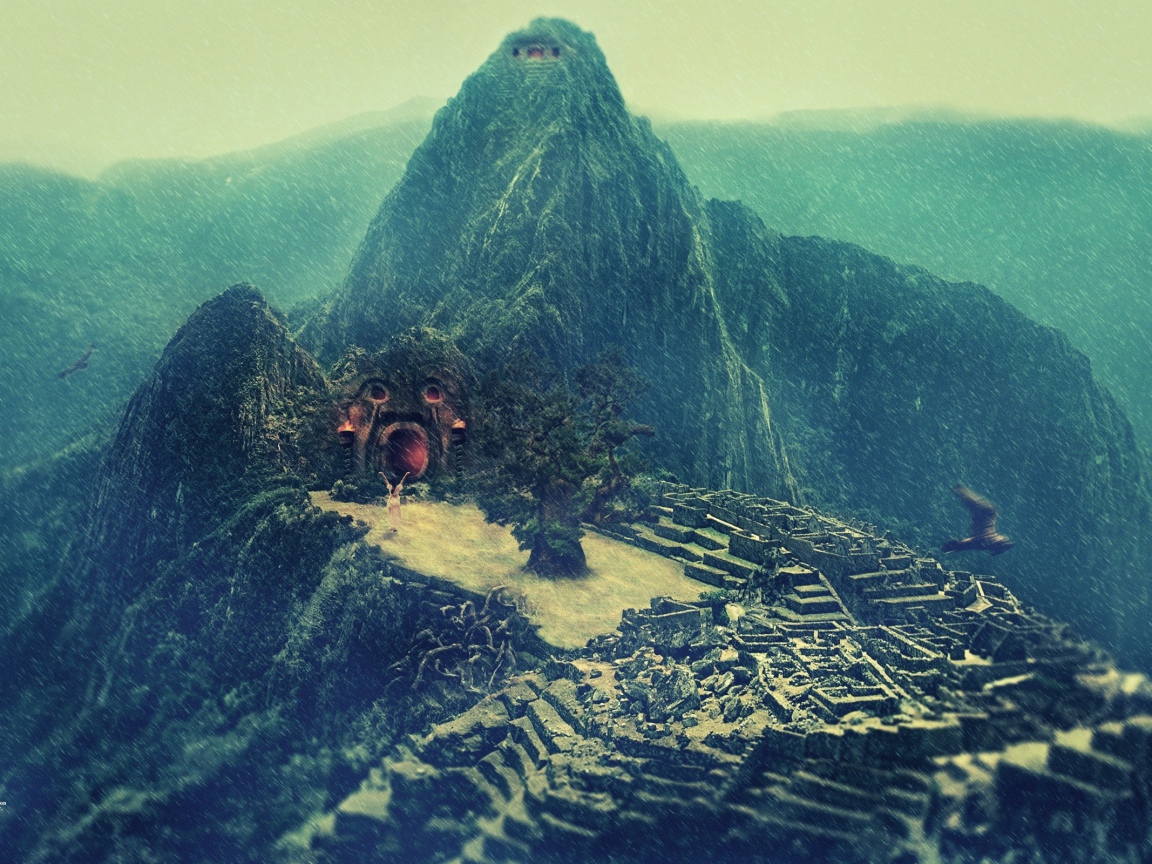 Древний храм в Перу