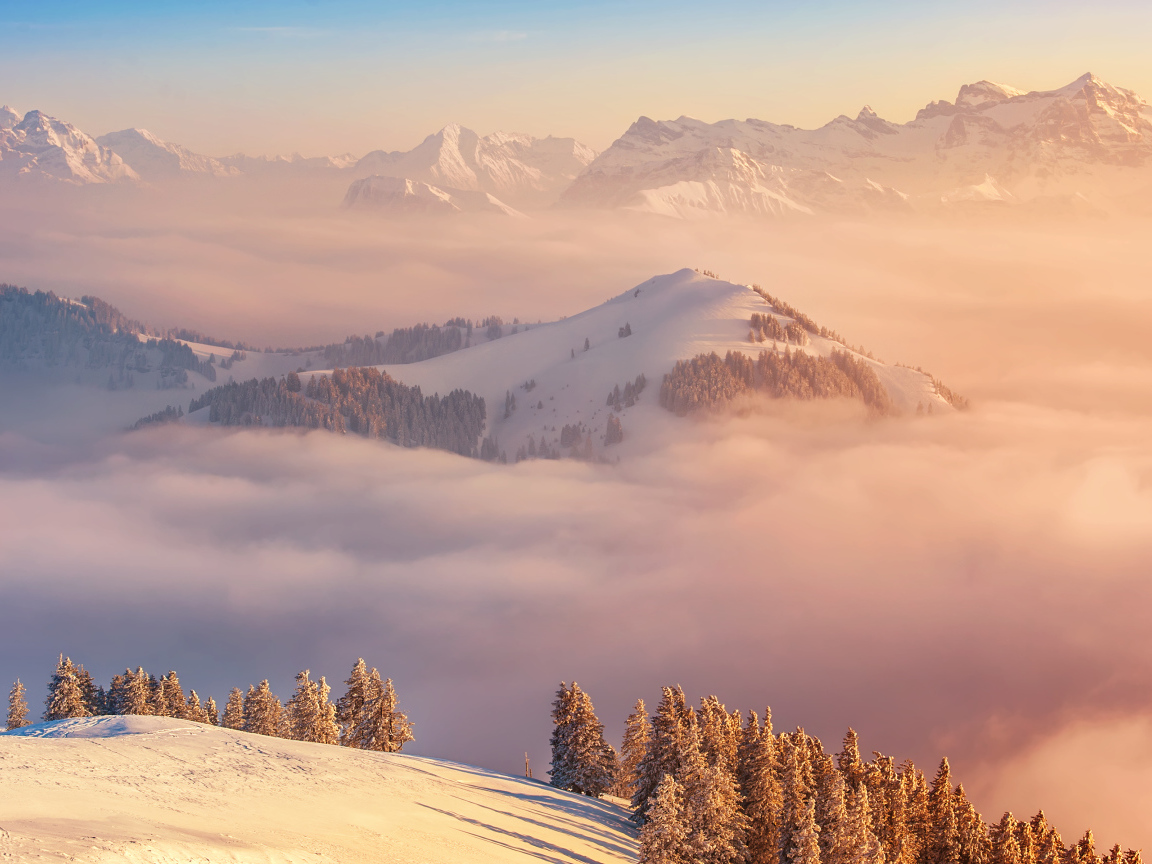 Гора Риги, Швейцария