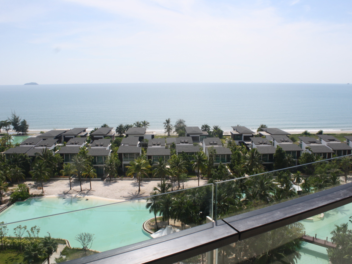 Дома на берегу моря на курорте Районг, Таиланд