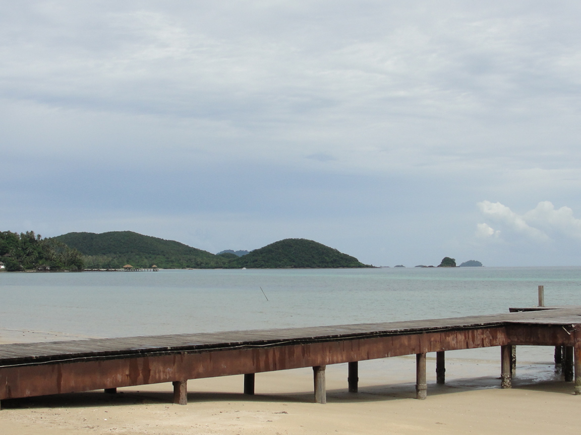 Причал на курорте Ча Ам, Таиланд