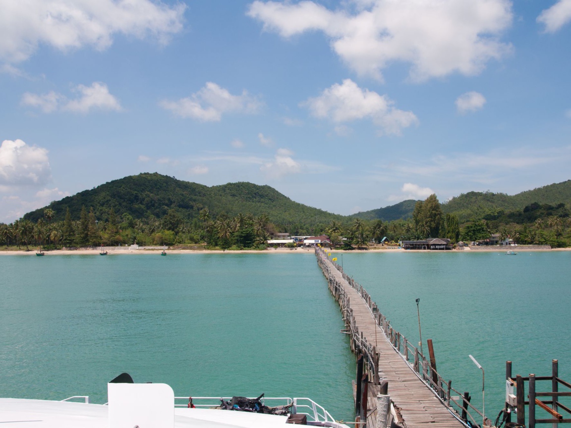 Пристань на острове Тао, Таиланд