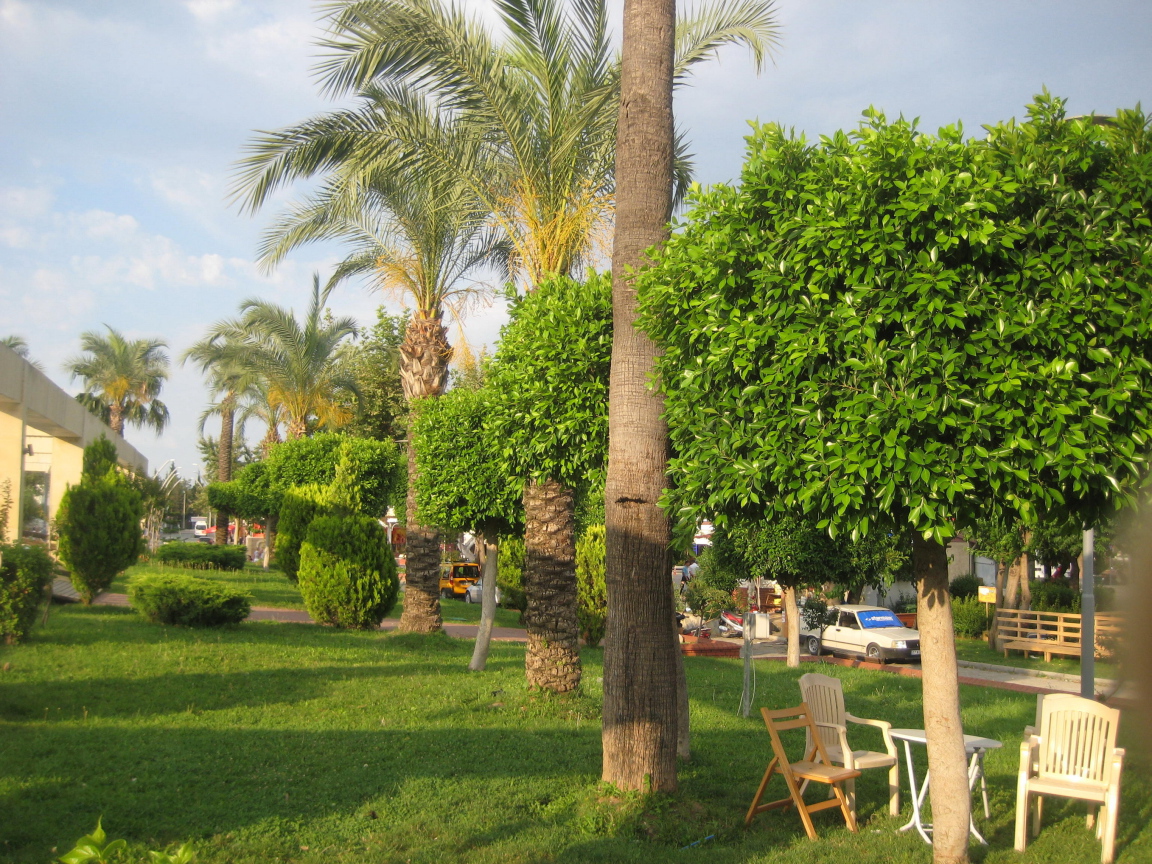 Великолепный парк в Кемере, Турция