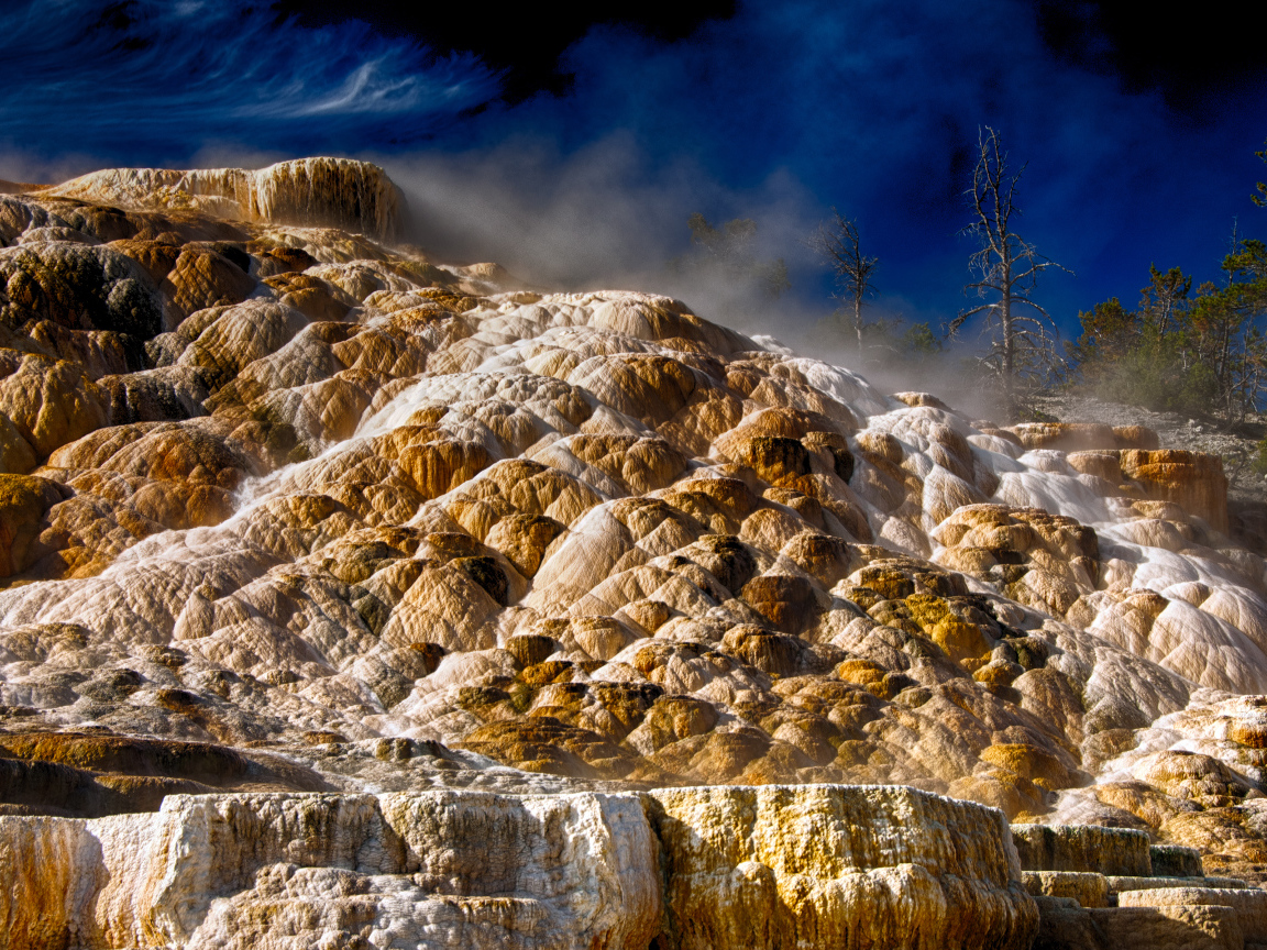 Мамонтовы горячие источники, США