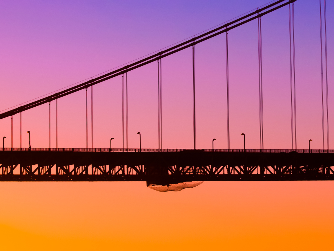 Закат в Сан-Франциско, США